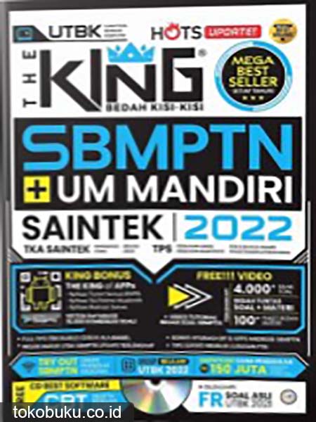 The King Bedah Kisi-Kisi SBMPTN & UM Mandiri Saintek 2021-2022 (FE) + CD