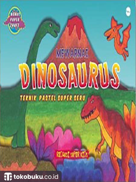 Mewarnai Dinosaurus Teknik Pastel Super Seru